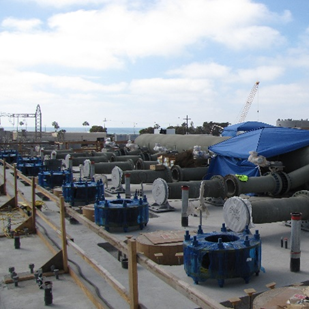 PSP odor control duct at desalination plant